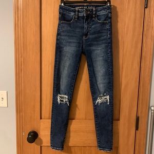 american eagle ripped jeans